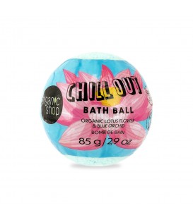 BOMBA DE BAÑO DE FLOR DE LOTO ORGÁNICA Y ORQUÍDEA AZUL CHILL OUT