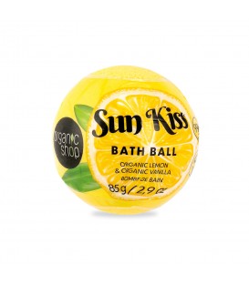 BOMBA DE BAÑO BAÑO ORGÁNICO LIMÓN Y VAINILLA ORGÁNICA BESO DE SOL
