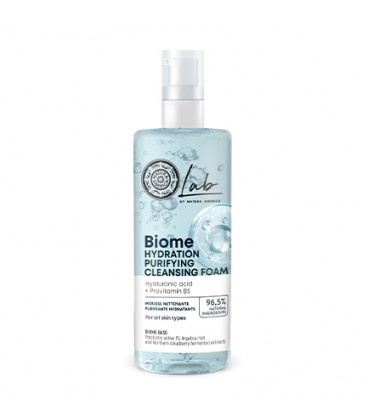 Espuma facial limpiadora e hidratante