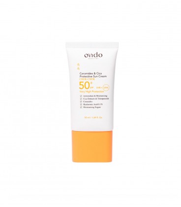 Ceramides & CICA, protector solar SPF 50 - Ondo, 50ml