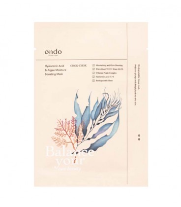 Hyaluronic Acid & Algae Moisture Mask - Ondo, 25ml