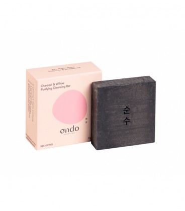 Charcoal & Willow Purifying, limpiador sólido facial - Ondo, 70gr