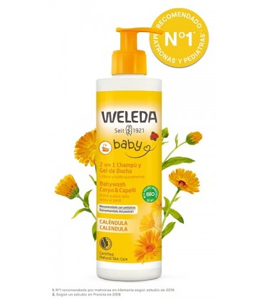 Champú & Gel de ducha Caléndula 400ml